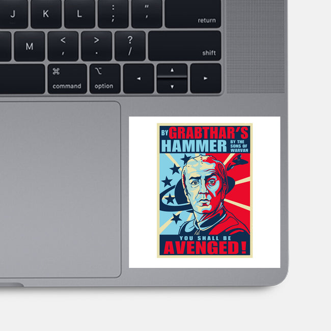 By Grabthar's Hammer-none glossy sticker-daobiwan