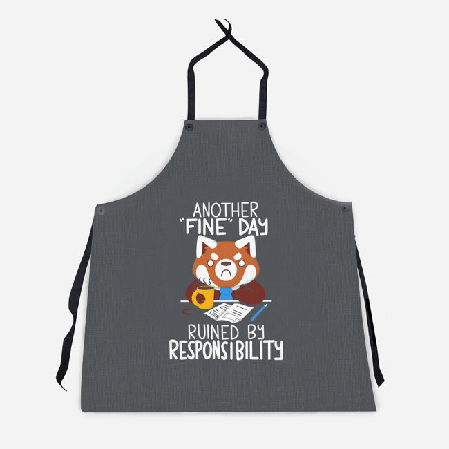 Day Ruined-unisex kitchen apron-TaylorRoss1