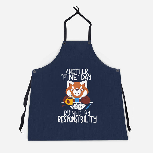 Day Ruined-unisex kitchen apron-TaylorRoss1