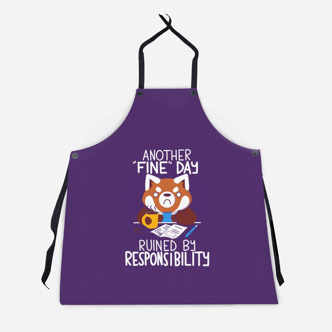Day Ruined-unisex kitchen apron-TaylorRoss1