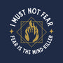 I Must Not Fear-none polyester shower curtain-demonigote