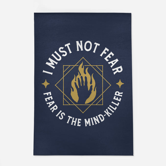 I Must Not Fear-none outdoor rug-demonigote