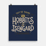 Taking The Hobbits To Isengard-none matte poster-eduely