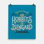 Taking The Hobbits To Isengard-none matte poster-eduely