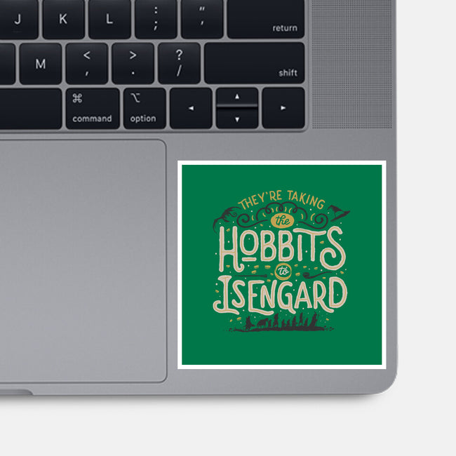 Taking The Hobbits To Isengard-none glossy sticker-eduely