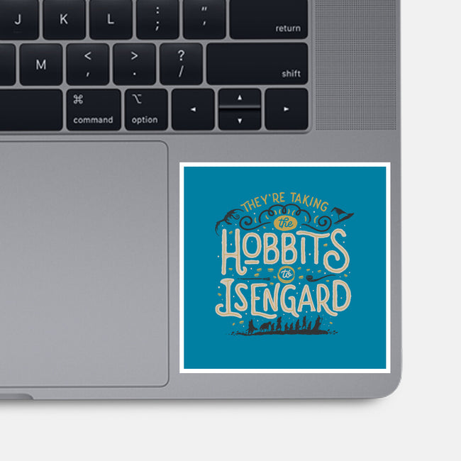 Taking The Hobbits To Isengard-none glossy sticker-eduely