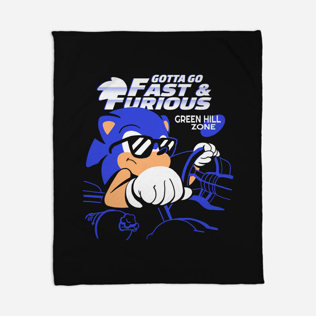 Gotta Go Fast & Furious-none fleece blanket-estudiofitas