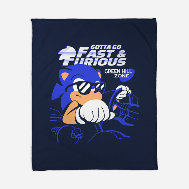 Gotta Go Fast & Furious-none fleece blanket-estudiofitas