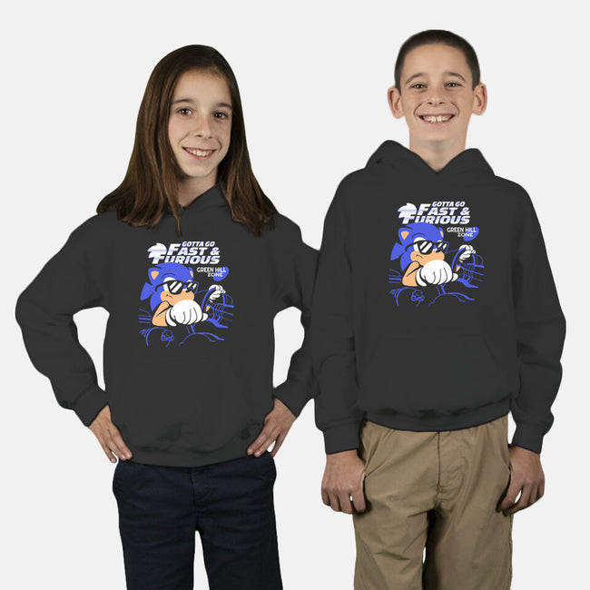 Gotta Go Fast & Furious-youth pullover sweatshirt-estudiofitas