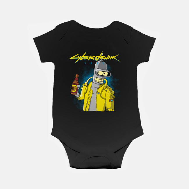 Cyberdrunk-baby basic onesie-retrodivision