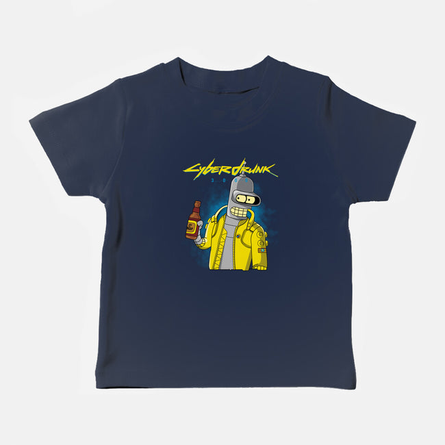 Cyberdrunk-baby basic tee-retrodivision