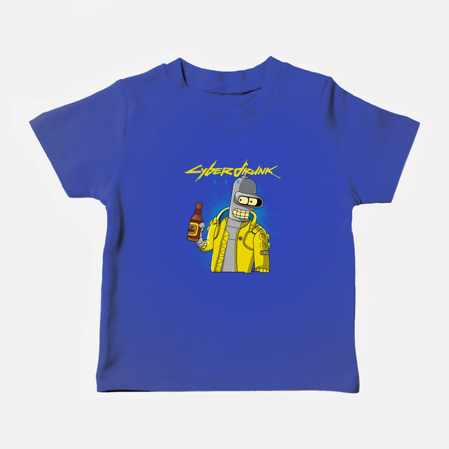 Cyberdrunk-baby basic tee-retrodivision