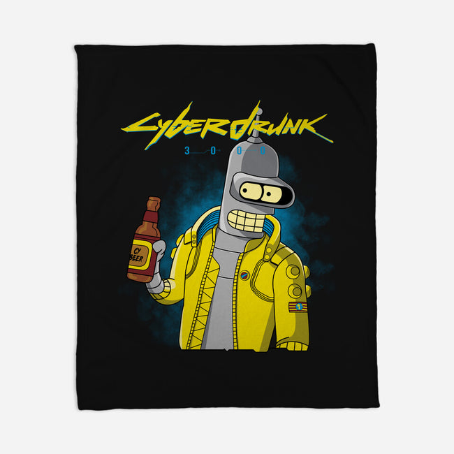 Cyberdrunk-none fleece blanket-retrodivision