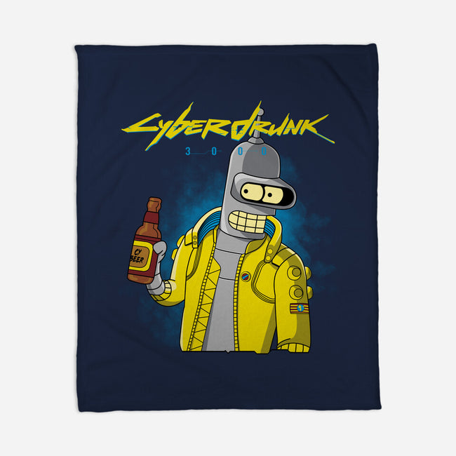 Cyberdrunk-none fleece blanket-retrodivision
