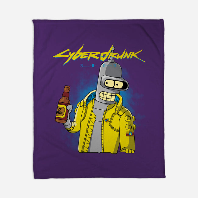 Cyberdrunk-none fleece blanket-retrodivision