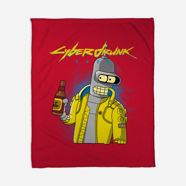 Cyberdrunk-none fleece blanket-retrodivision
