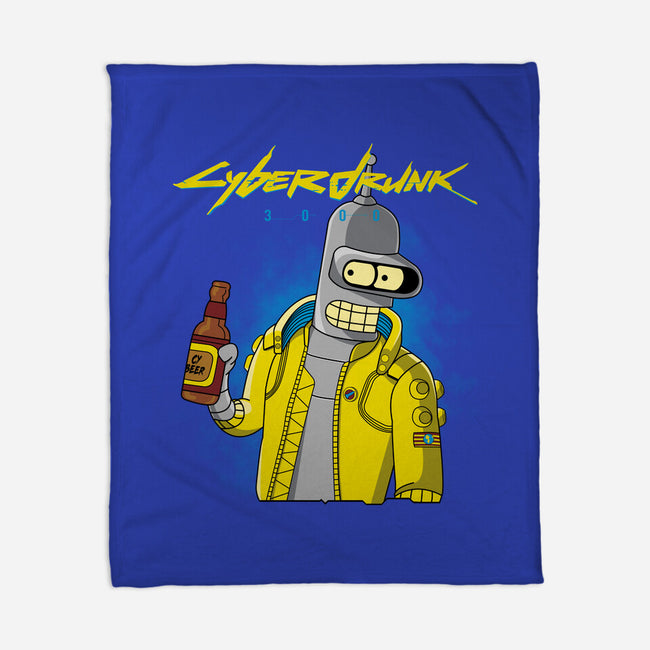 Cyberdrunk-none fleece blanket-retrodivision