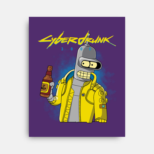 Cyberdrunk-none stretched canvas-retrodivision
