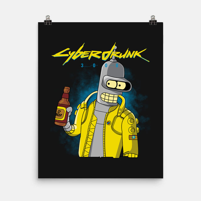 Cyberdrunk-none matte poster-retrodivision