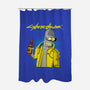 Cyberdrunk-none polyester shower curtain-retrodivision
