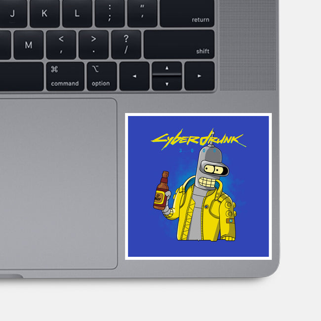 Cyberdrunk-none glossy sticker-retrodivision
