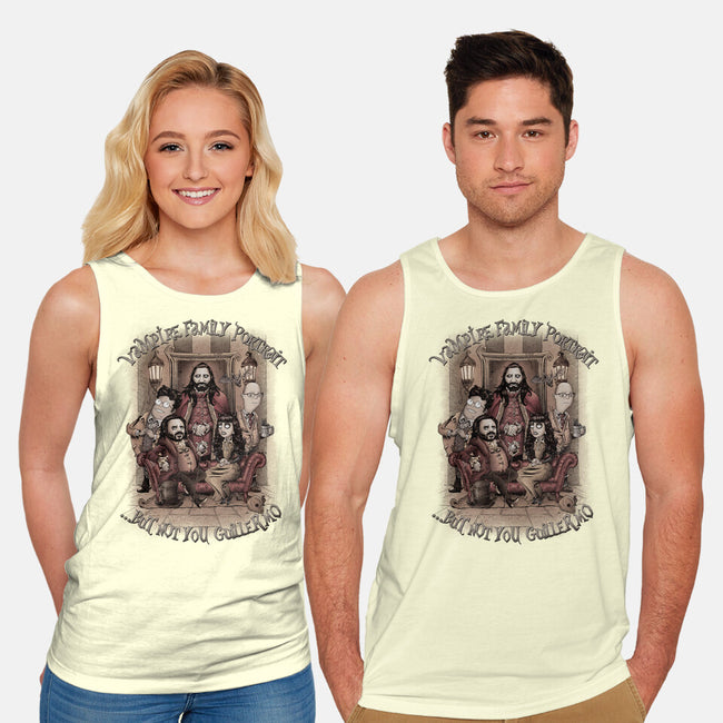 Vampire Family Portrait-unisex basic tank-saqman
