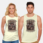 Vampire Family Portrait-unisex basic tank-saqman