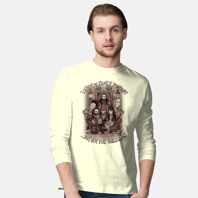 Vampire Family Portrait-mens long sleeved tee-saqman