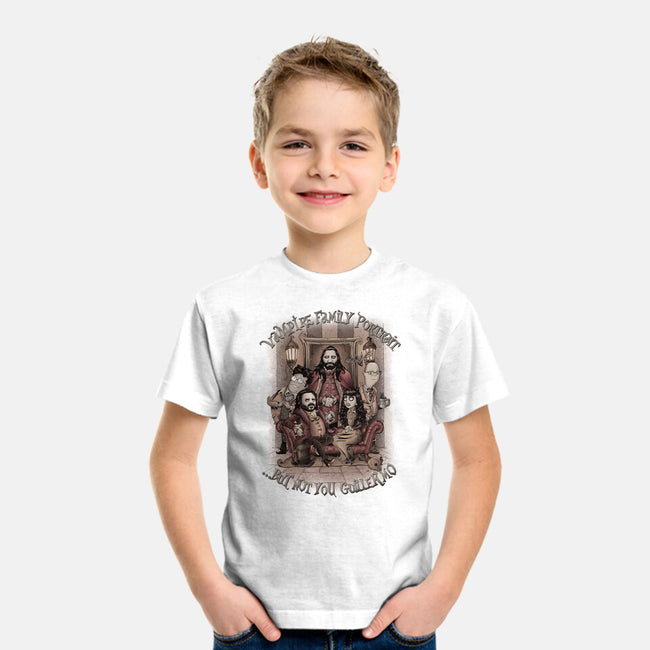 Vampire Family Portrait-youth basic tee-saqman
