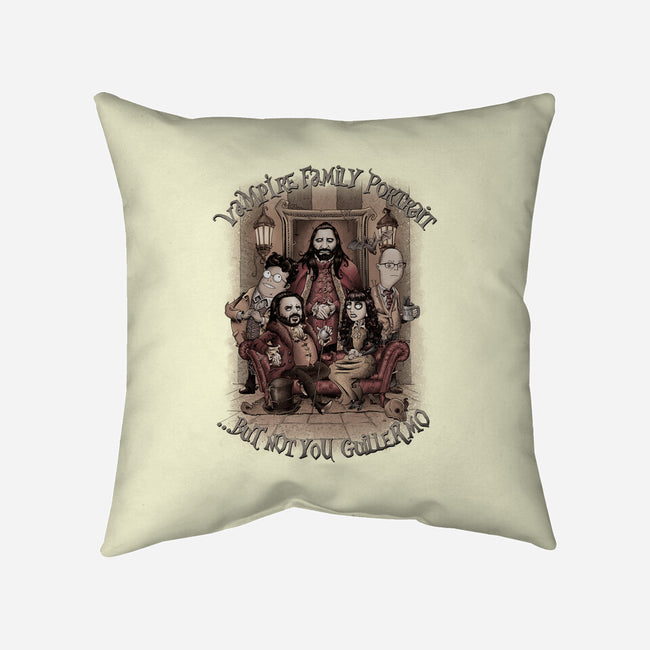 Vampire Family Portrait-none removable cover throw pillow-saqman