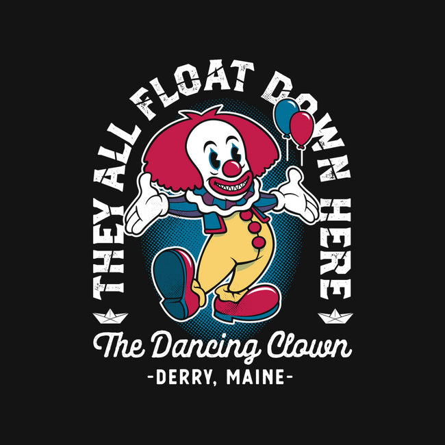 The Dancing Clown-none removable cover w insert throw pillow-Nemons