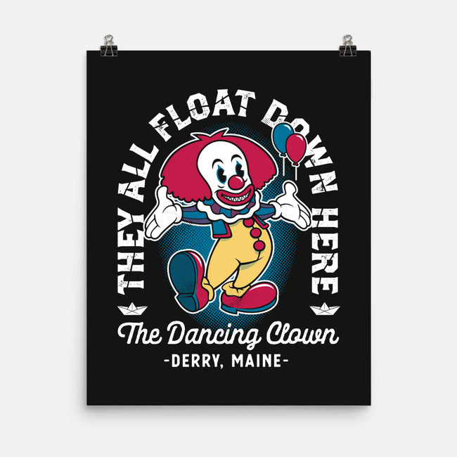 The Dancing Clown-none matte poster-Nemons