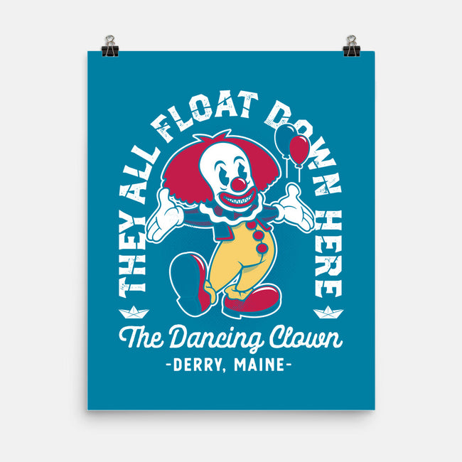 The Dancing Clown-none matte poster-Nemons