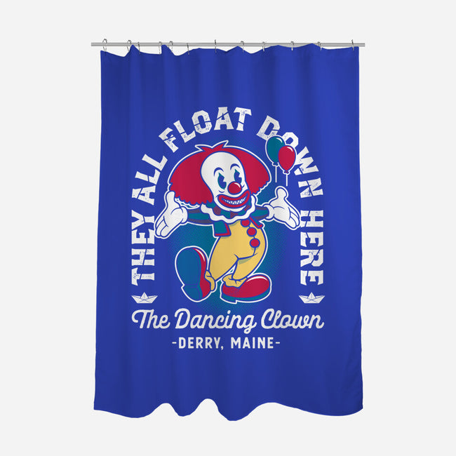 The Dancing Clown-none polyester shower curtain-Nemons