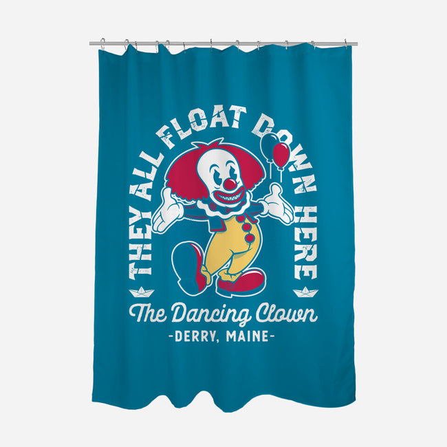 The Dancing Clown-none polyester shower curtain-Nemons