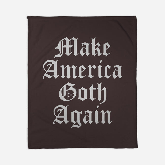 Make America Goth Again-none fleece blanket-Thiago Correa