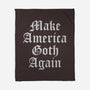 Make America Goth Again-none fleece blanket-Thiago Correa