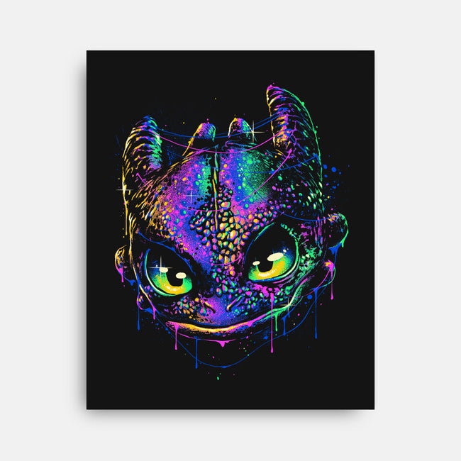 Colorful Midnight-none stretched canvas-glitchygorilla