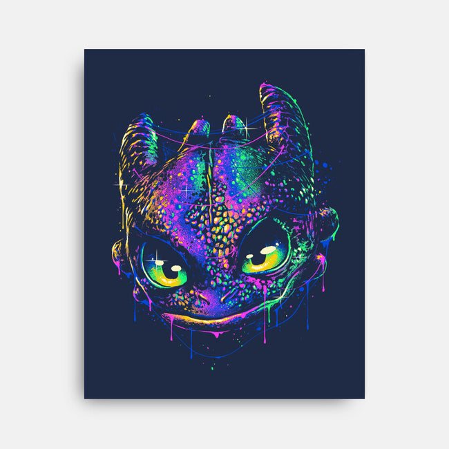 Colorful Midnight-none stretched canvas-glitchygorilla