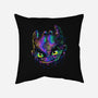 Colorful Midnight-none removable cover w insert throw pillow-glitchygorilla