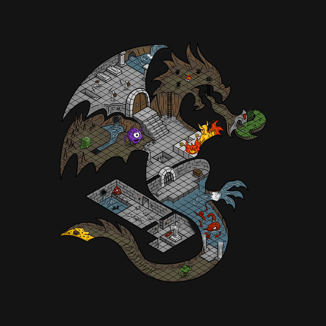 Dungeons in Dragons-baby basic tee-Paul Simic