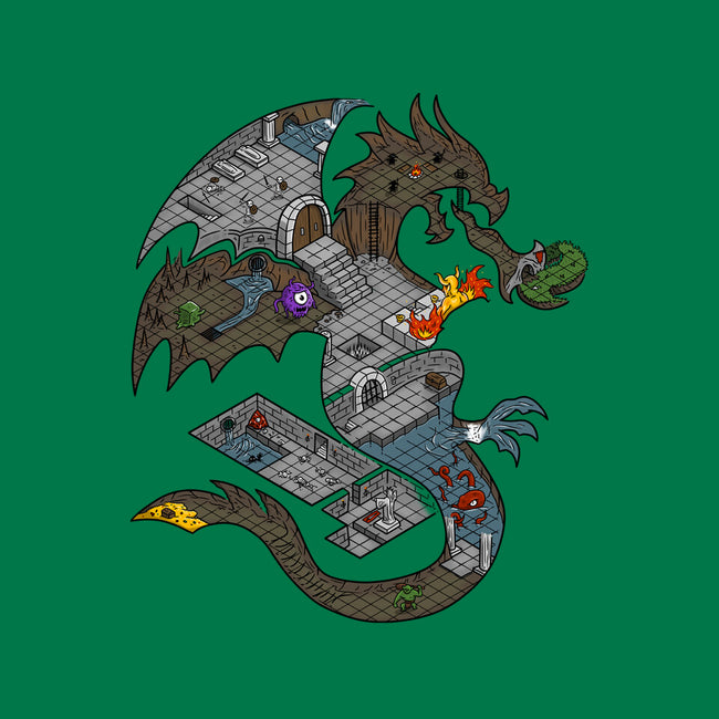 Dungeons in Dragons-none stretched canvas-Paul Simic