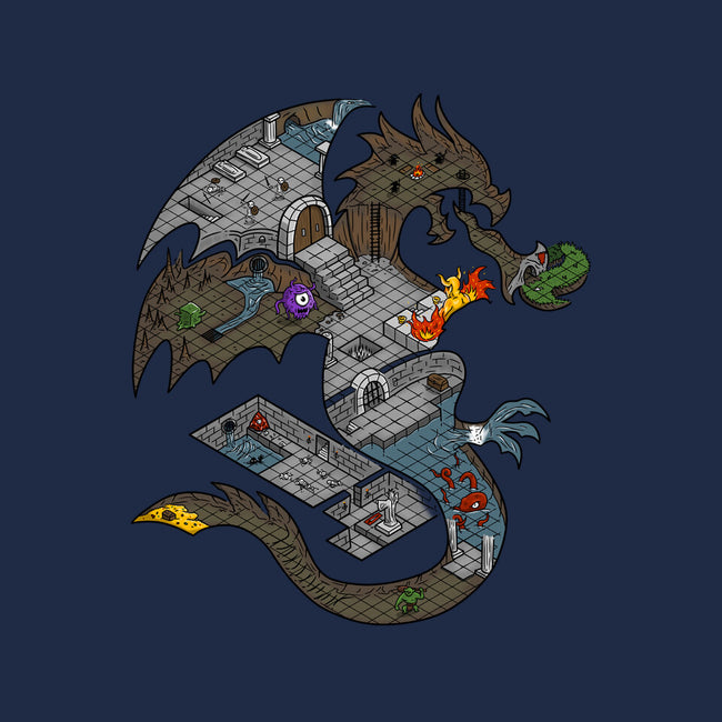 Dungeons in Dragons-none fleece blanket-Paul Simic