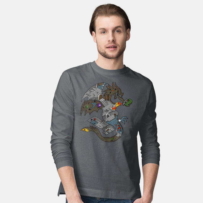 Dungeons in Dragons-mens long sleeved tee-Paul Simic