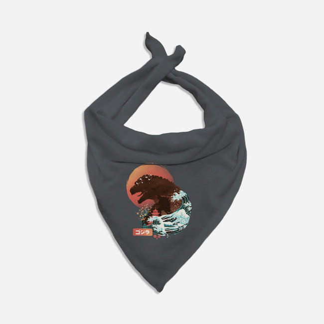 Kaiju Edo-cat bandana pet collar-dandingeroz