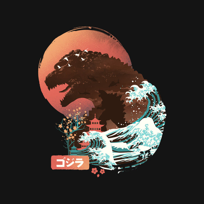 Kaiju Edo-none stretched canvas-dandingeroz