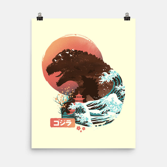 Kaiju Edo-none matte poster-dandingeroz