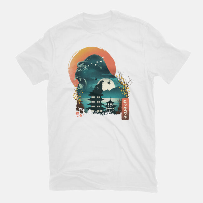 Edo King Kong-mens premium tee-dandingeroz