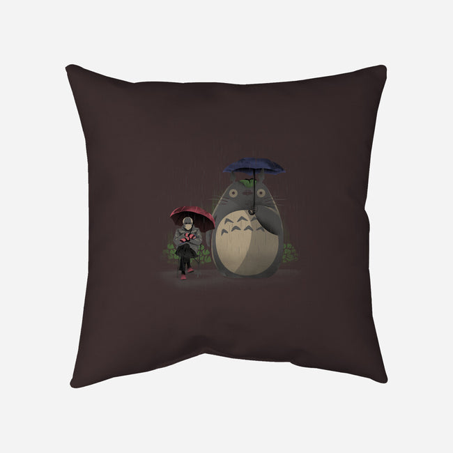 My Neighbor Meme-none removable cover w insert throw pillow-dandingeroz