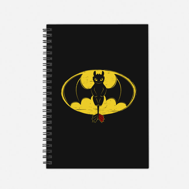 Black Dragon-none dot grid notebook-ducfrench